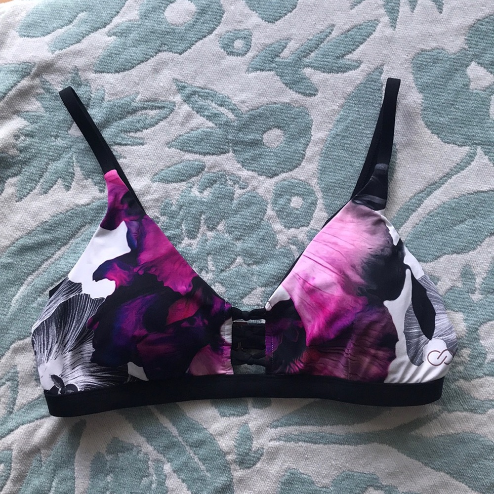 Purple Bikini Top